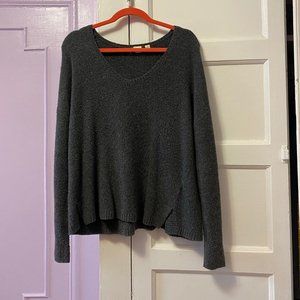 Cozy Grey Gap Sweater